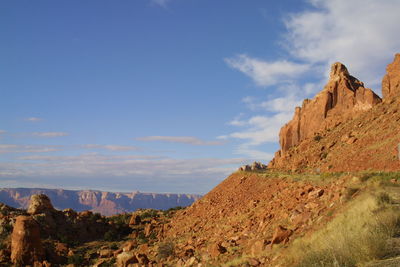 Panoramic view of landscape against sky