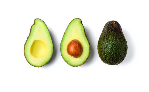 Close-up of fruits against white background