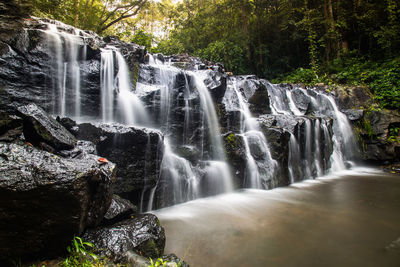 Waterfall in forest
