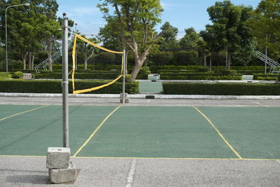 View of basketball court