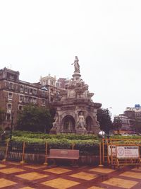 View of historical building against clear sky