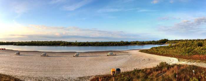 Scenic view of landscape against sky
