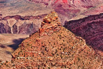 View of rock formations