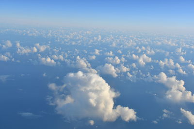 Low angle view of clouds in sky