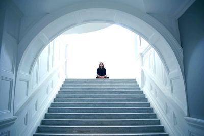 Low angle view of stairs