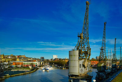 Cranes in the harbour