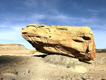 Rock formations in a desert