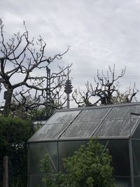 Low angle view of building against sky