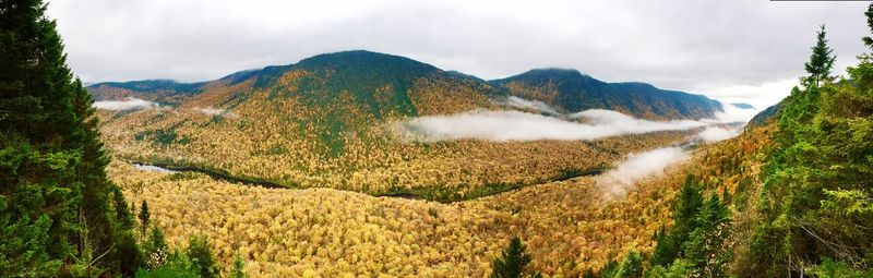 Panoramic view of landscape against sky