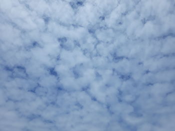 Low angle view of clouds in sky