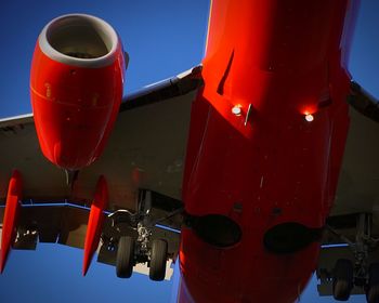 Close-up of red wall