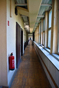 View of corridor in building
