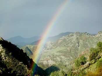 Scenic view of mountains