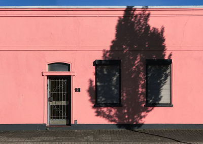 Close-up of building against sky