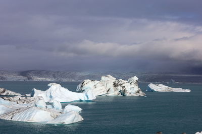 Melting glacier