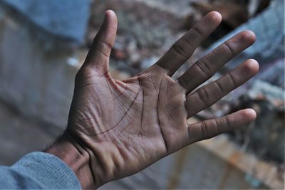 Close-up of hands