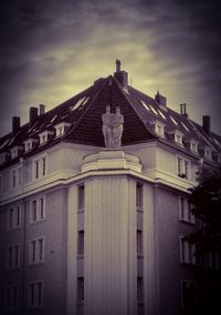 Low angle view of building against sky