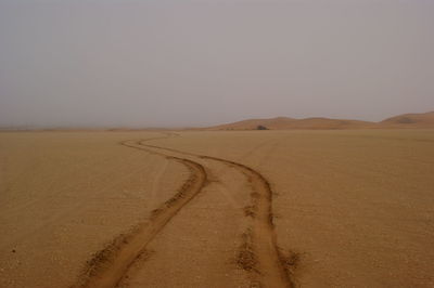 Scenic view of desert