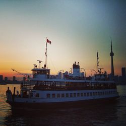 Harbor at sunset