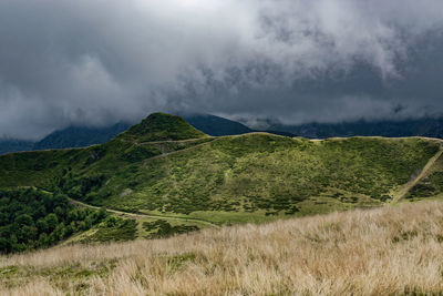 Scenic view of landscape against sky