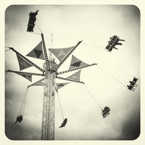 Low angle view of ferris wheel