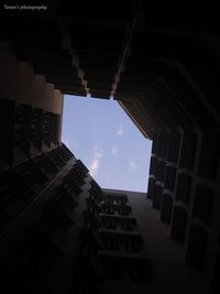 Low angle view of buildings against sky