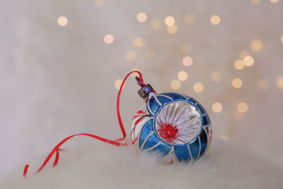 Close-up of christmas decoration