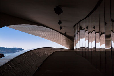 Low angle view of hanging from ceiling