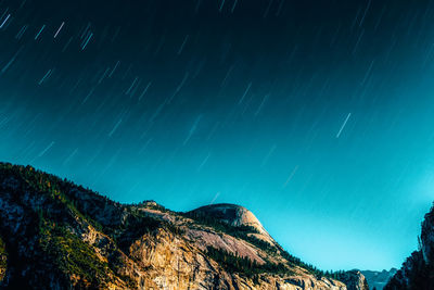 Low angle view of star field at night