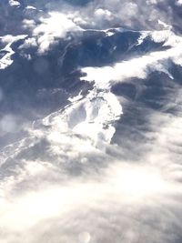 Low angle view of clouds in sky