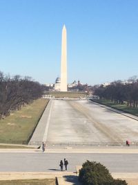 Road passing through monument