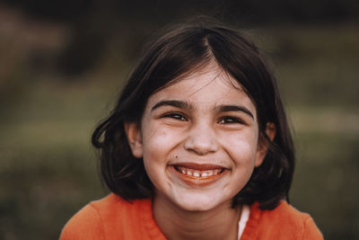 Portrait of a smiling girl