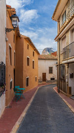 Street amidst buildings in city