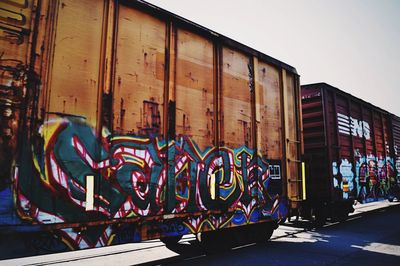 Graffiti on wall