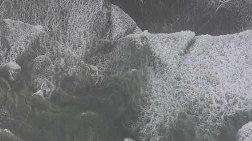 Full frame shot of waterfall