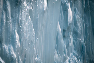 Full frame shot of frozen water