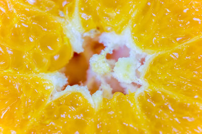 Full frame shot of orange fruit