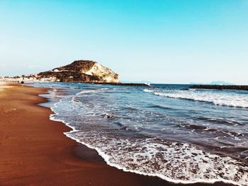 Scenic view of beach