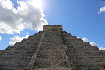 Low angle view of a temple