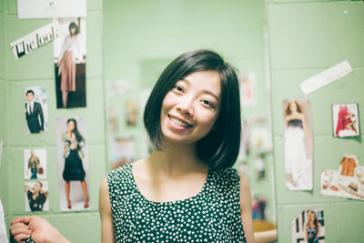 Portrait of a smiling young woman