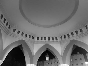 Low angle view of dome of building