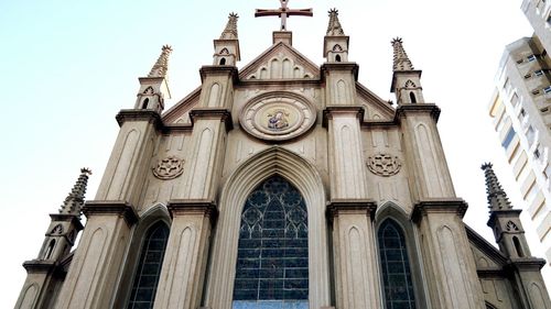 Low angle view of church