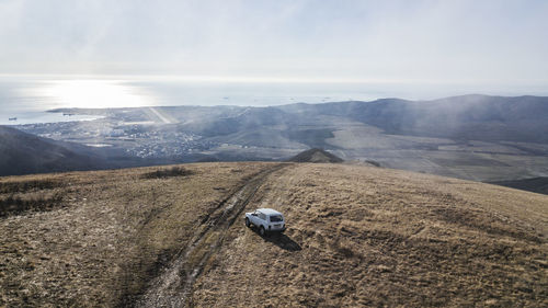 Scenic view of landscape against sky