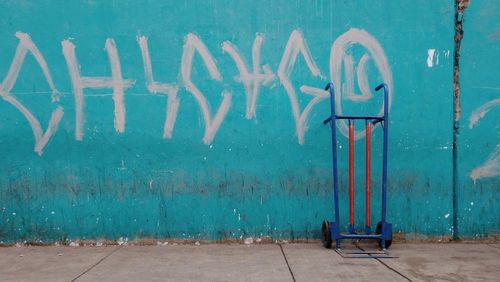 Graffiti on wall