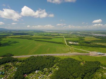 Scenic view of landscape against sky