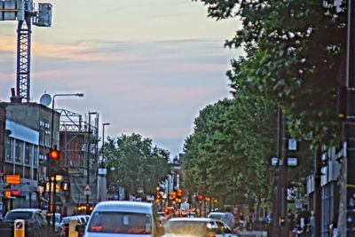 Traffic on city street