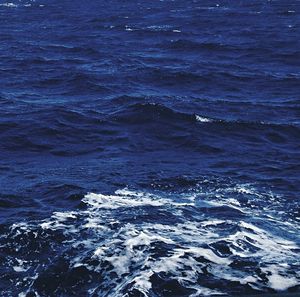 High angle view of sea