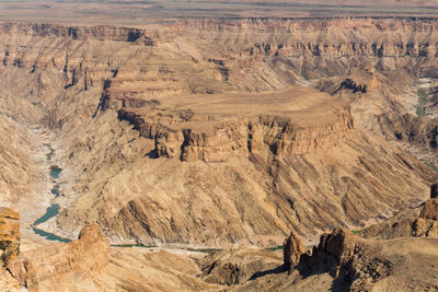 Rock formations in desert