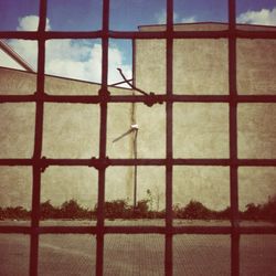 Full frame shot of chainlink fence