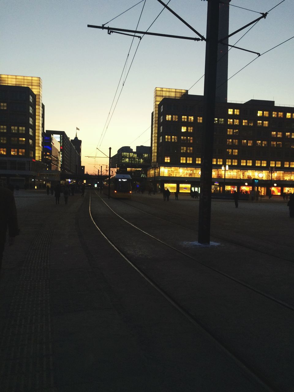 RAILROAD STATION AGAINST SKY